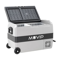 Réfrigérateur à compresseur portable Muvip 44 litres - Température entre -20º et +20º - 80 W - Double zone - Poignées de transpo