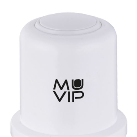 Hachoir à aliments Muvip 400 W - Récipient d'une capacité de 0,5 L - Lames en acier inoxydable - Bouton de contrôle de la vitess