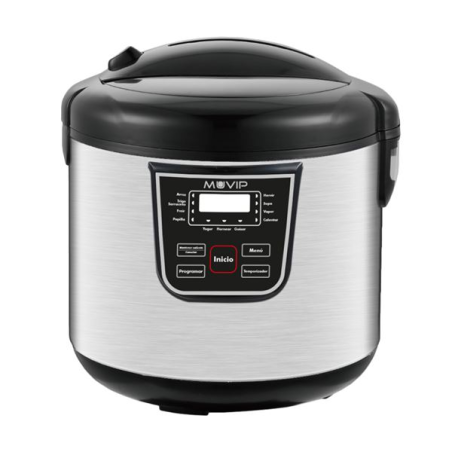 Autocuiseur électrique Muvip - 5 litres - 11 programmes disponibles - 900 W - Affichage LED - Acier inoxydable - Entièrement amo