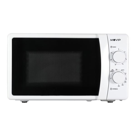 Micro-ondes Muvip - Capacité 20 L - Puissance 700 W - Gril 800 W - 5 niveaux de puissance - Minuterie 30 min - Décongélation - B