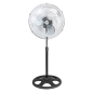 Ventilateur industriel sur pied 75 W 45 cm Muvip argent noir Ventilateur industriel sur pied 75 W 45 cm Muvip argent noir