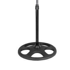 Pied de parasol rond noir