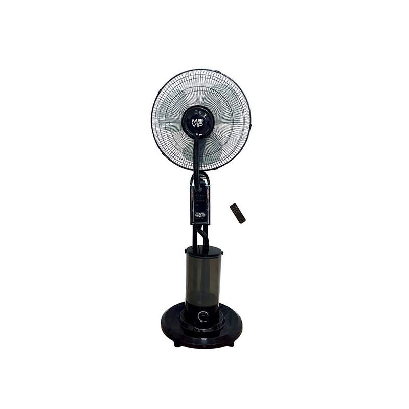 Ventilateur sur pied Muvip 75W 40cm brumisateur noir