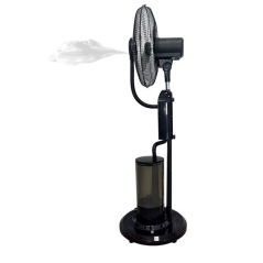 Ventilateur sur pied Muvip 75W 40cm brumisateur noir