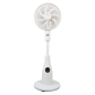 Ventilateur sur pied Muvip 80 W, 8 pales, brumisateur, blanc