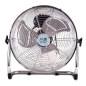 Ventilateur de sol industriel 100W 3 vitesses argent Ventilateur de sol industriel 100W 3 vitesses argent