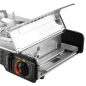 Cuisinière à gaz portable Muvip 2 brûleurs - Double cylindre - Allumage automatique - Brûleur en aluminium - Double valve étanch