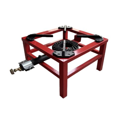 Réchaud à gaz portable renforcé Muvip MV0628 - Brûleur en fonte - Puissance 7,5 kW - Clé de réglage du gaz - Compatible butane e