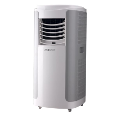 climatiseur mobile blanc écran tactile