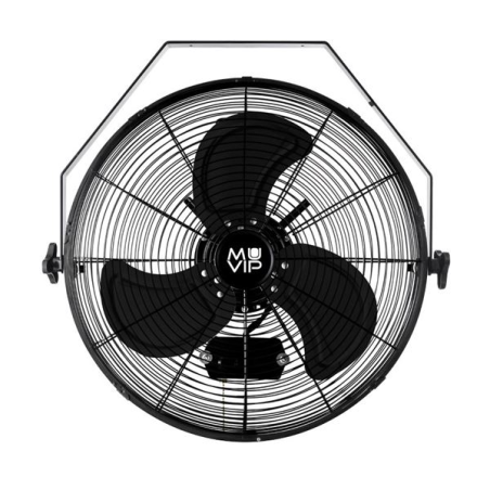 ventilateur industriel noir de grande taille