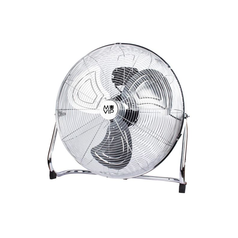 Ventilateur industriel de sol 140W 3 vitesses argent