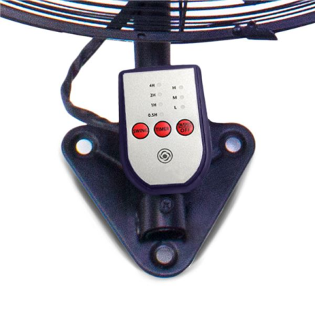 Ventilateur mural industriel Muvip 230W 3 vitesses noir