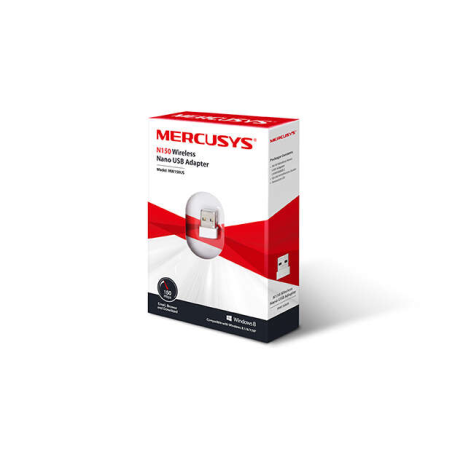 Adaptateur Nano USB Sans Fil Mercusys N150 - USB 2.0 - Jusqu'à 150 Mbps
