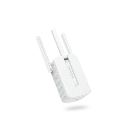 Amplificateur Répéteur Réseau WiFi Mercusys - Jusqu'à 300Mbps - Technologie MIMO - Bouton WPS - 3 Antennes Externes