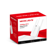 Amplificateur Répéteur Réseau WiFi Mercusys - Jusqu'à 300Mbps - Technologie MIMO - Bouton WPS - 3 Antennes Externes