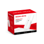 Amplificateur Répéteur Réseau WiFi Mercusys - Jusqu'à 300Mbps - Technologie MIMO - Bouton WPS - 3 Antennes Externes