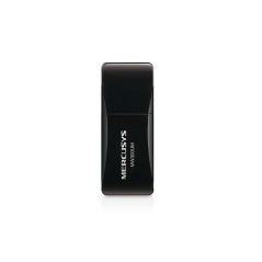 Mini adaptateur USB 2.0 sans fil Mercusys N300 - Jusqu'à 300 Mbps - Couleur noire