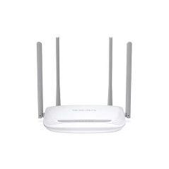 Routeur WiFi Mercusys N 300Mbps - 4 Ports 10/100Mbps - 4 Antennes 5dBi - Technologie 2x2 MIMO - Jusqu'à 500m2 de couverture WiFi