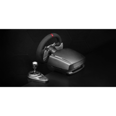 Volant et pédalier Mars Gaming MWH-RSX - Retour de force 3,2 Nm - 3 pédales à résistance progressive - Levier de vitesses en H -
