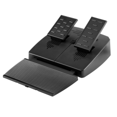 Volant de course Mars Gaming MWH-RSXONE 270° et pédalier XL - Réponse instantanée - Vibrations immersives - Palettes de changeme