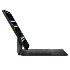 Clavier Apple Magic Keyboard pour iPad Pro 13" M4 et M5 - Clavier espagnol avec pavé tactile haptique intégré - 14 touches de fo