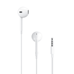 Apple EarPods Auriculares Binaurales - Microfono Integrado - Control de Volumen - Jack 3.5mm - Color Blanco
