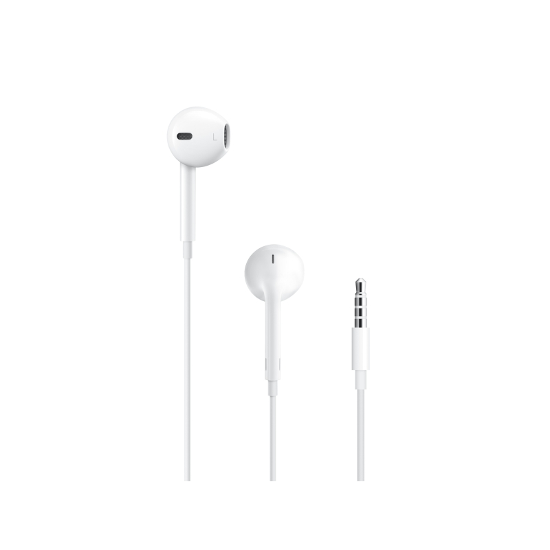 Apple EarPods Auriculares Binaurales - Microfono Integrado - Control de Volumen - Jack 3.5mm - Color Blanco