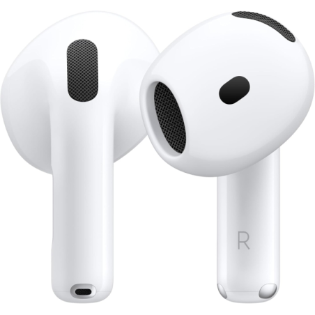 Écouteurs sans fil Apple AirPods 4e génération - Réduction active du bruit - Boîtier de charge - USB-C - Blanc