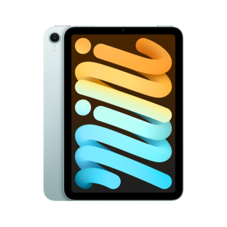 Apple iPad Mini - Écran 8,3 pouces - Puce A17 Pro - 128 Go - Wi-Fi + Cellular - Bleu