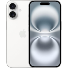 Apple iPhone 16 6,1" - Puce A18 - 128 Go - Blanc