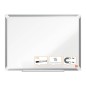 Nobo Premium Plus Tableau Blanc Magnétique en Acier Laqué 600x450mm - Montage en Angle - Surface Effaçable Facile - Couleur