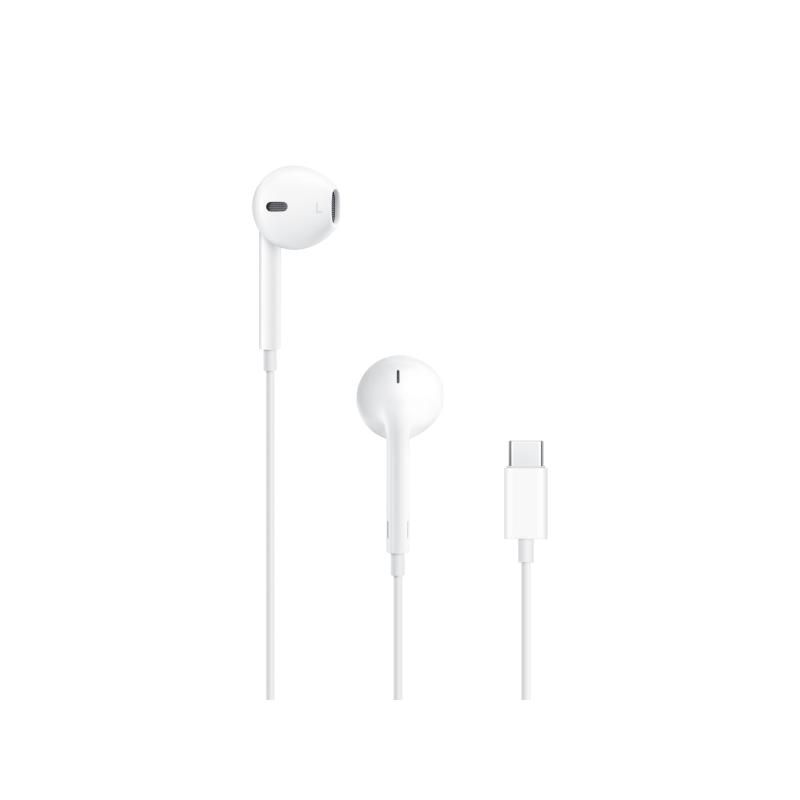 Apple EarPods Auriculares Binaurales USB-C - Microfono Integrado - Control de Volumen - Color Blanco