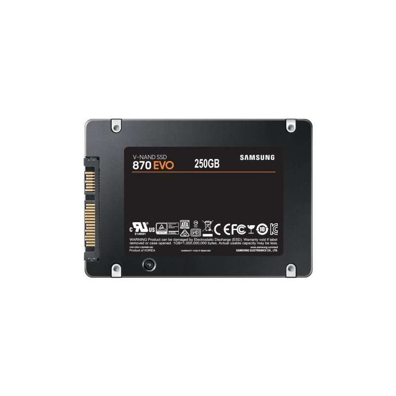 Samsung 870 EVO Disque dur solide SSD 250 Go 2,5" SATA3