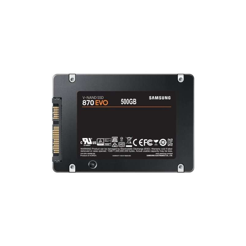 Samsung 870 EVO Disque dur solide SSD 500 Go 2,5" SATA3