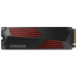 Disque dur solide Samsung 990 Pro SSD 4 To PCIe 4.0 NVMe M.2 - avec dissipateur thermique