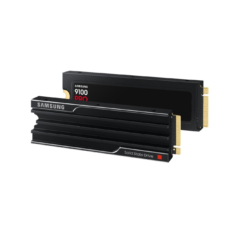 Disque dur SSD Samsung 9100 PRO 2 To M.2 avec dissipateur thermique - PCIe 5.0 x4 - NVMe 2.0