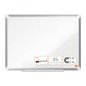 Nobo Premium Plus Tableau Blanc Magnétique en Acier Émaillé 600x450mm - Montage en Angle - Surface Effaçable par le Haut