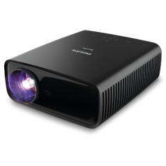 Vidéoprojecteur LED Philips - Full HD 1080p - Bluetooth - Projection jusqu'à 80 pouces - Wi-Fi - Correction d'image automatique