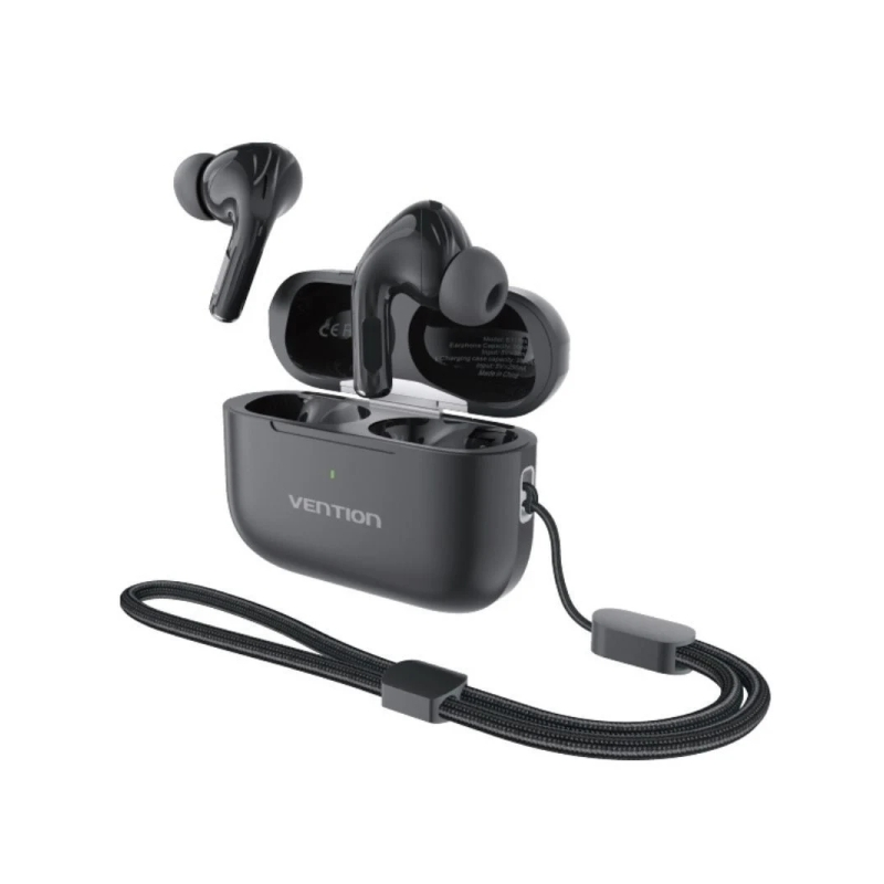 Écouteurs intra-auriculaires sans fil Vention Echo Lite E11 Plus - Bluetooth 6.0 - Jusqu'à 6 heures d'autonomie - Boîtier de cha