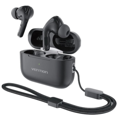 Écouteurs intra-auriculaires sans fil Vention Echo Lite E11 Plus - Bluetooth 6.0 - Jusqu'à 6 heures d'autonomie - Boîtier de cha