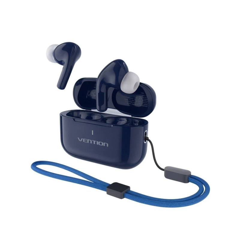 Écouteurs intra-auriculaires sans fil Vention Echo Lite E11 Plus - Bluetooth 6.0 - Jusqu'à 6 heures d'autonomie - Boîtier de cha