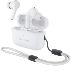 Écouteurs intra-auriculaires sans fil Vention Echo Lite E11 Pro - Bluetooth 6.0 - Boîtier de charge avec batterie 300 mAh - Rédu