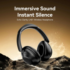 Casque supra-auriculaire sans fil hybride Vention Echo Clarity - Bluetooth 6.0 - Portée de 10 m - Accessoires inclus - Réduction