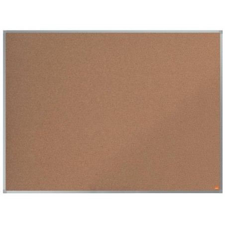 ✅ Nobo Essence Tableau d'affichage en liège 1200x900mm - Montage en angle - Dessus en liège - Cadre en alumini en stock