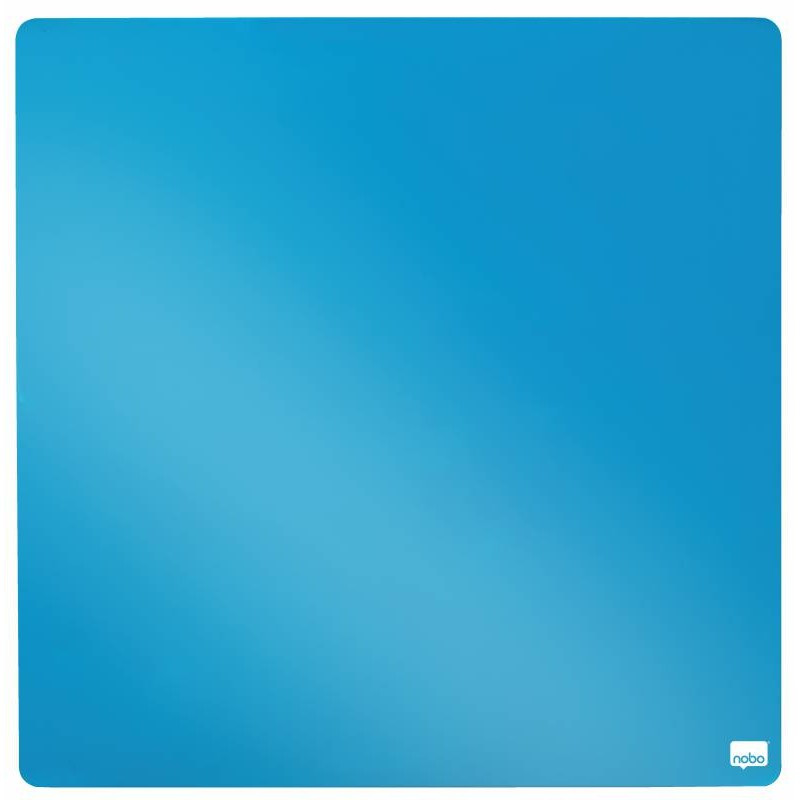 Nobo Tile Mini Tableau Magnétique 360x360mm - Sans Cadre - Effaçable à Sec - Bleu
