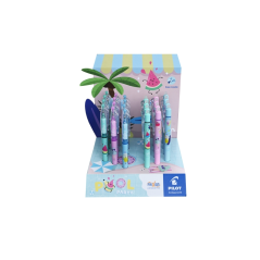 Pilot Pool Party Expositor de 12 Boligrafos Frixion Ball + 12 Boligrafos Frixion Ball Clicker - Borrables - Recargables - Colore