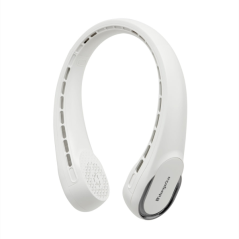 Ventilateur de cou Orbegozo NF 4500 - Moteur CC - 3 vitesses - Sortie d'air à 360° - Silencieux - Batterie 3600 mAh - Blanc