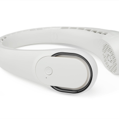 Ventilateur de cou Orbegozo NF 4500 - Moteur CC - 3 vitesses - Sortie d'air à 360° - Silencieux - Batterie 3600 mAh - Blanc
