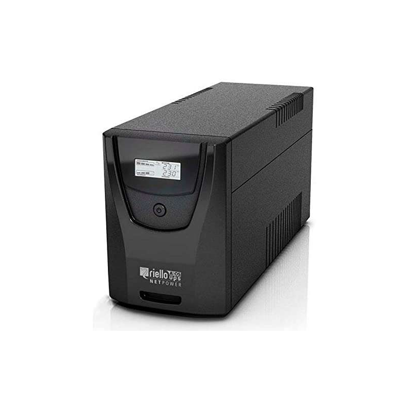 Riello Net Power UPS 1500VA 900W - Technologie Line Interactive - USB, RS-232, 6x IEC 320