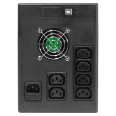 Riello Net Power UPS 1500VA 900W - Technologie Line Interactive - USB, RS-232, 6x IEC 320